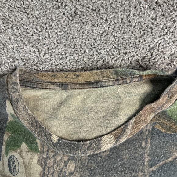 VINTAGE 90s Realtree Hardwood Camo Shirt Mens XXL 2XL Brown Camouflage Hunting - Picture 4 of 14